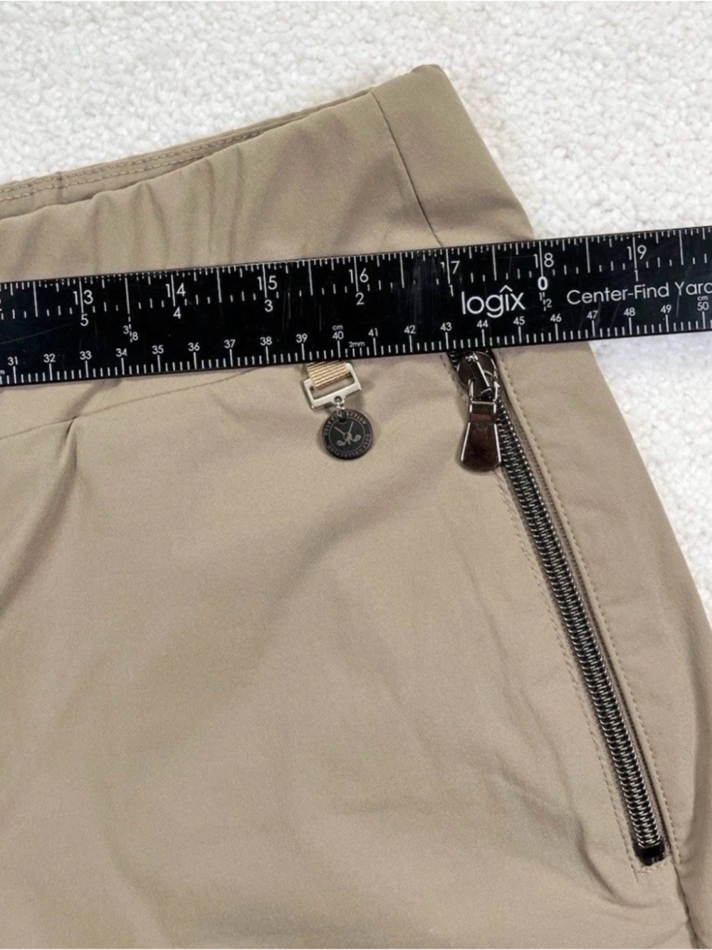 Anatomie Suzette sport Luxe skort golf skirt shorts size L Large-Beige - Picture 4 of 8